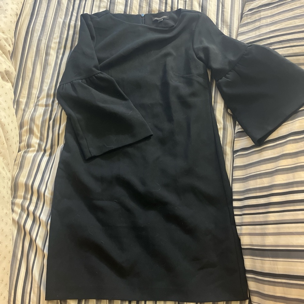 Banana Republic Black 3/4 Sleeve Dress